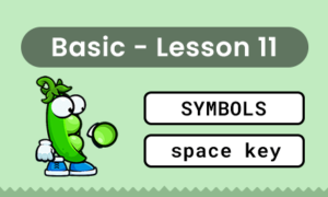 Free Symbols Typing practice for kids