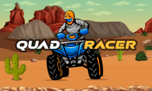 Free Quad Racer Typing Game for kids and adults