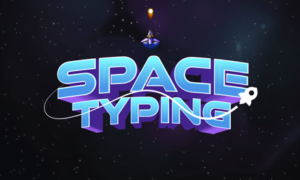 Free Space Typing Game for kids and adults