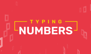 Free Typing Numbers Game for kids and adults