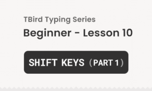 Free Shift keys part 1 Typing practice for beginners