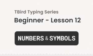 Free Numbers and symbols Typing practice for beginners