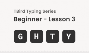 Free home and top row keys Typing practice for beginners