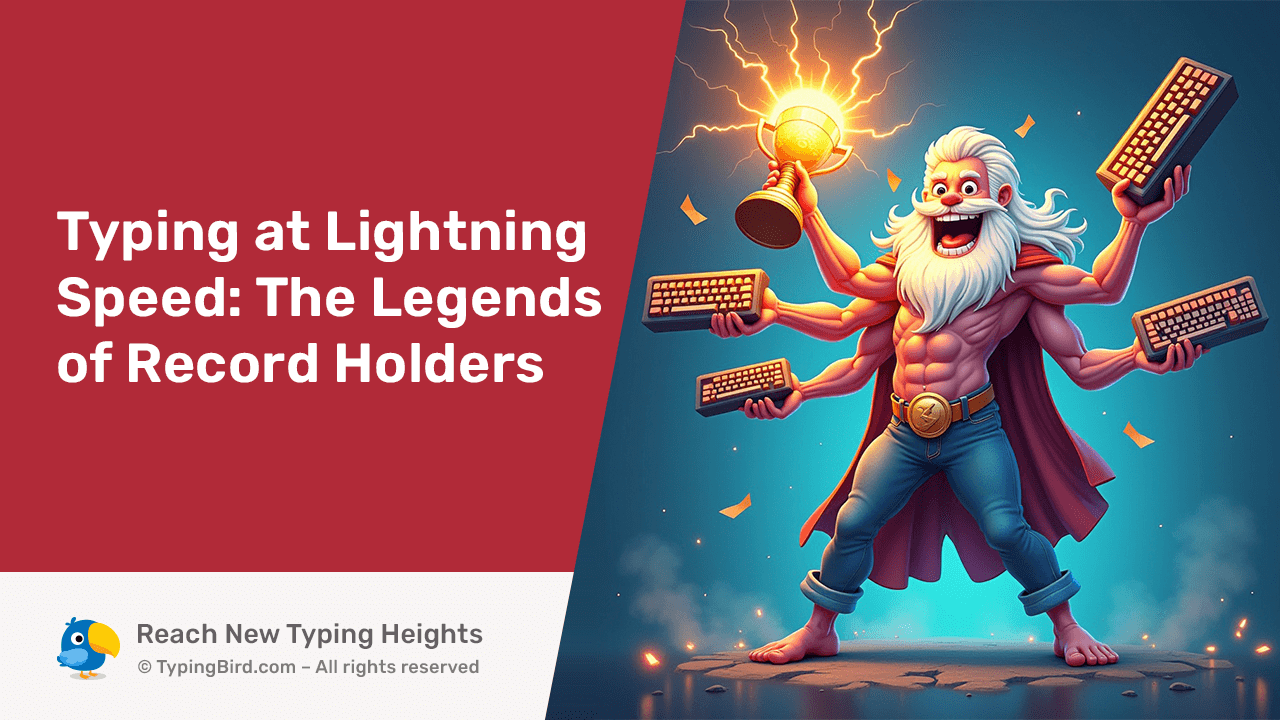 Typing at Lightning Speed: The Legends of Record Holders