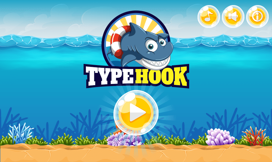 Keyboard games - Fish typing games for kids