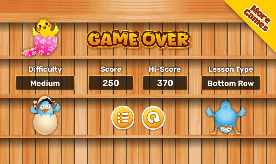 Cool Typing games - Duck hunting