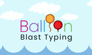 Kids friendly easy typing game