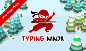 Adult typing game - Typing Ninja Pro
