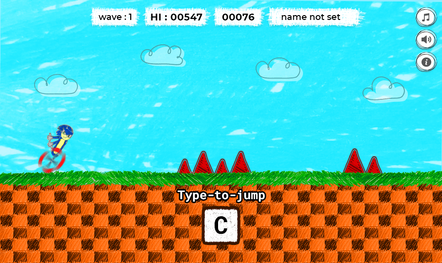 Cool Typing games - Sonic Runner