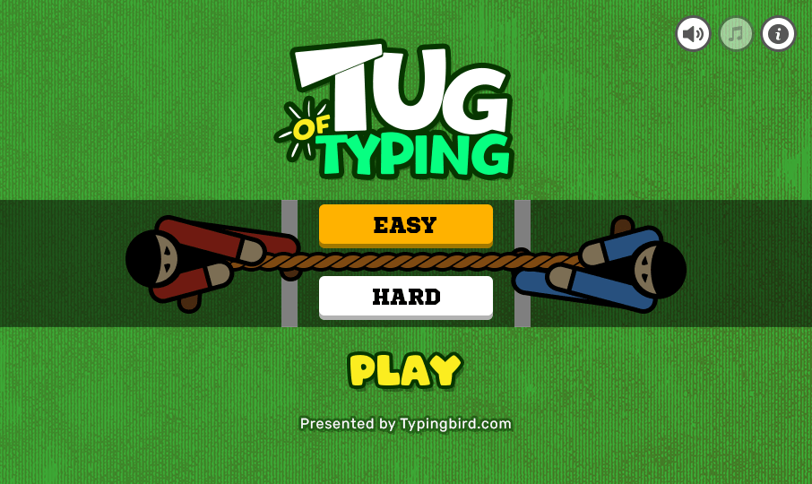 Tug of typing - Best Keyboarding games online