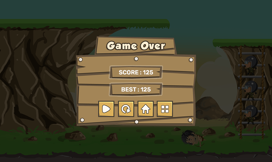 Type and shoot enemies - practice keyboarding