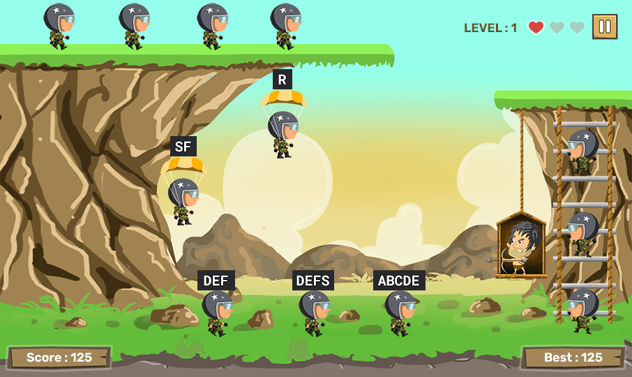 fun games for practicing keyboard